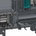 3D Structural Diagram of Dual-chamber-Vacuum-Gas-Quenching-Furnace