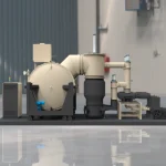 SIMUWU aluminum vacuum brazing furnace for heat exchanger production.