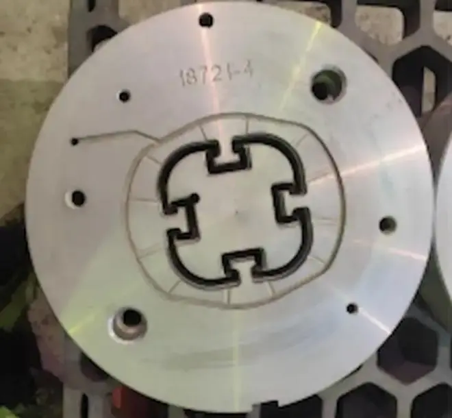 H13 steel aluminum extrusion dies with complex cross-sections prepared for vacuum heat treatment to improve tool life