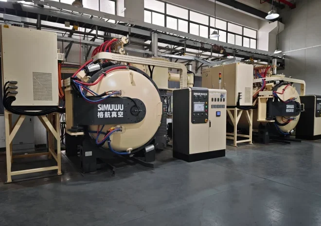 SIMUWU horizontal vacuum annealing furnace featuring a molybdenum heating chamber for precision thermal processing of vapor chambers.
